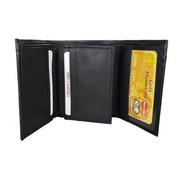 Men's Trifold Wallet With Front ID - Picture 2 of 15